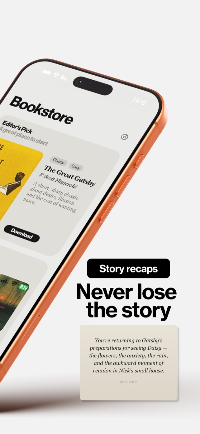 Scuba screen: never lose the story with Story So Far recaps